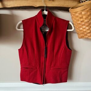 Schaefer Outfitter Red Cheyenne Wool Vest size Small
